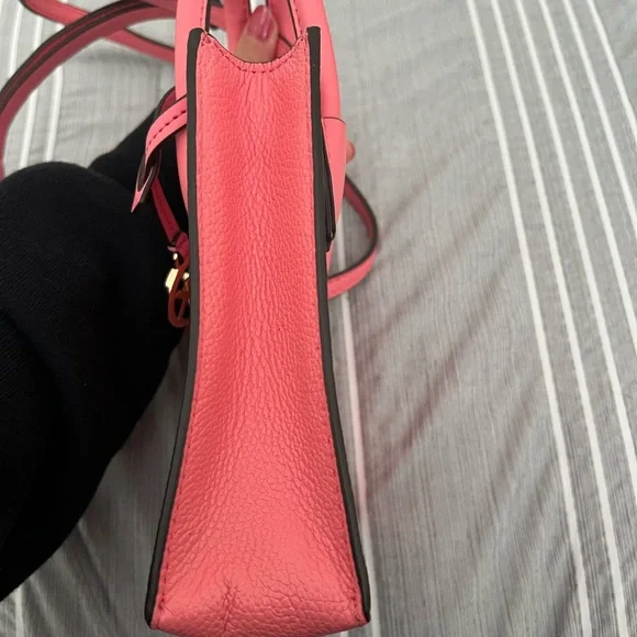 Michael Kors Mercer Extra-Small / Mini Pebbled Leather satchel purse / bag - Picture 5 of 12